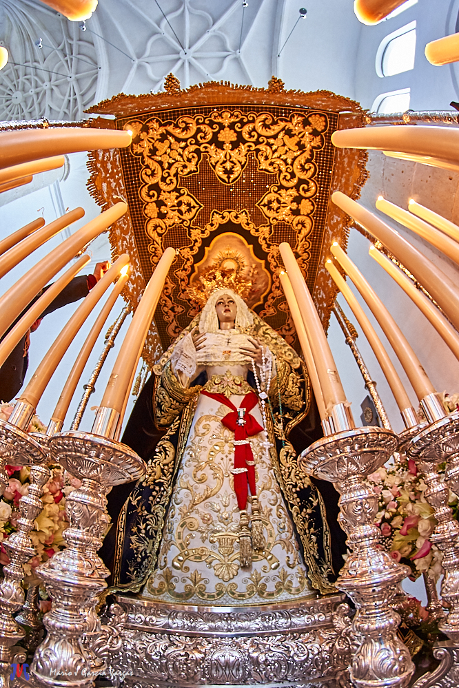 Mario G Vargas 2019 Jueves Santo Virgen de los Dolores Trono